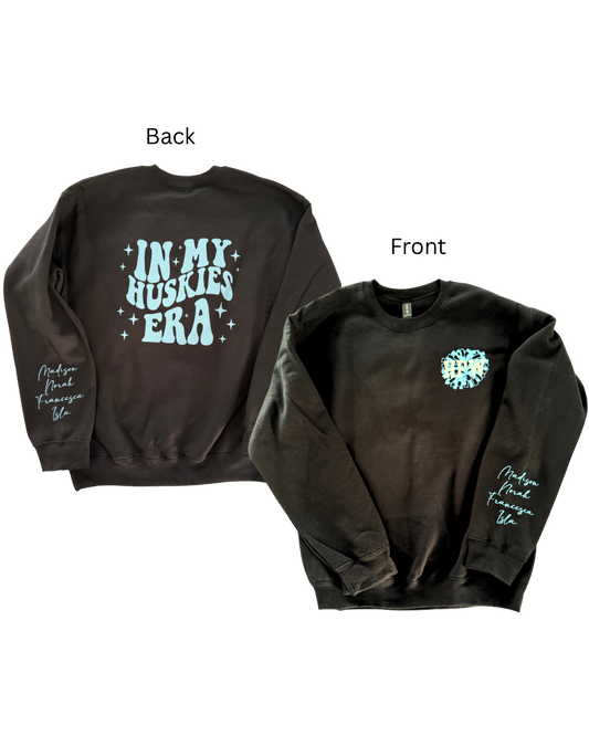 In my Huskies era crewneck sweatshirt